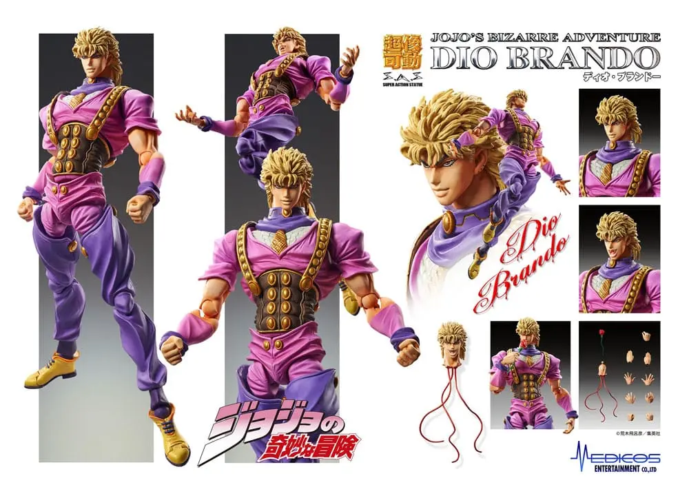 JoJo's Bizarre Adventure PVC Statue Chozokado Dio Brando (3rd-run) 17 cm termékfotó