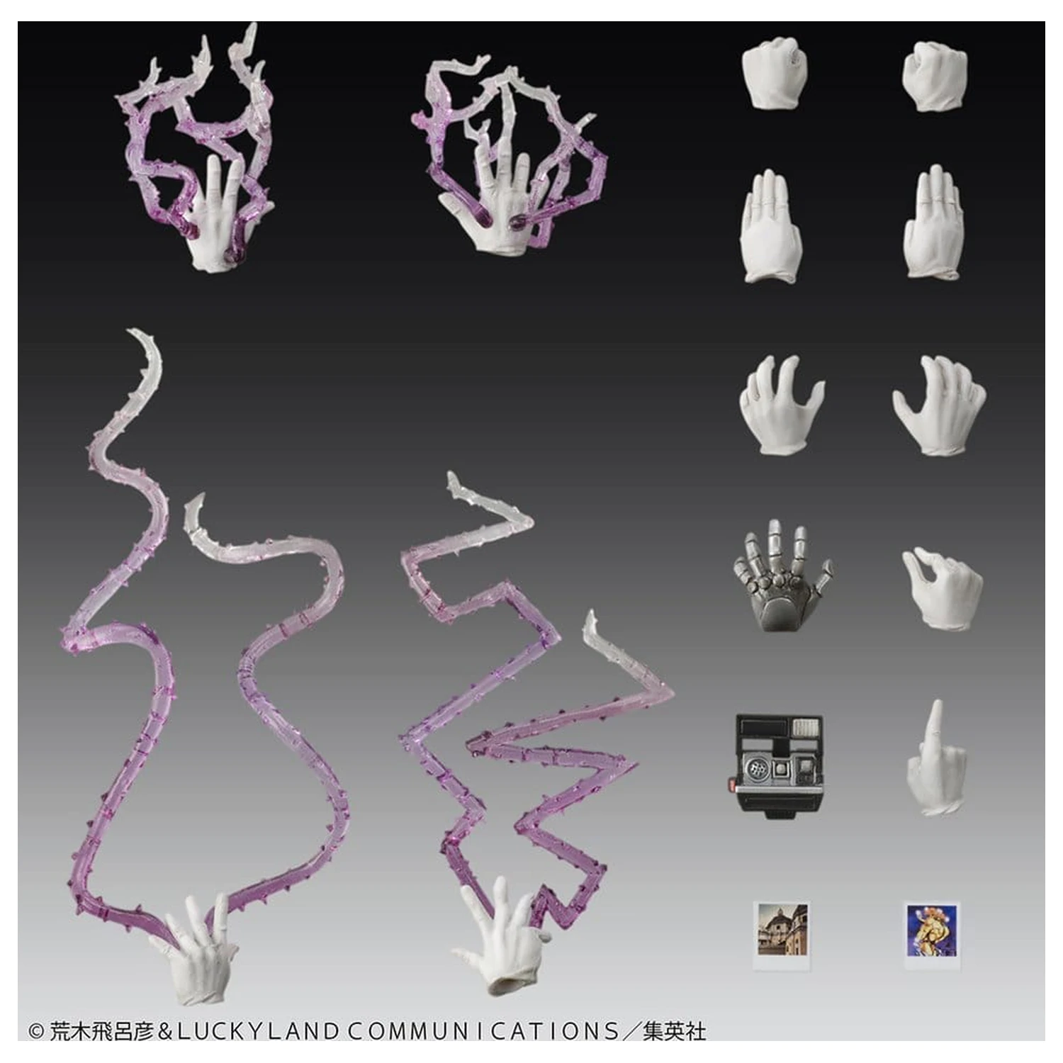 JoJo's Bizarre Adventure Chozokado PVC Figuren 2er-Pack Joseph Joestar & Iggy Produktfoto