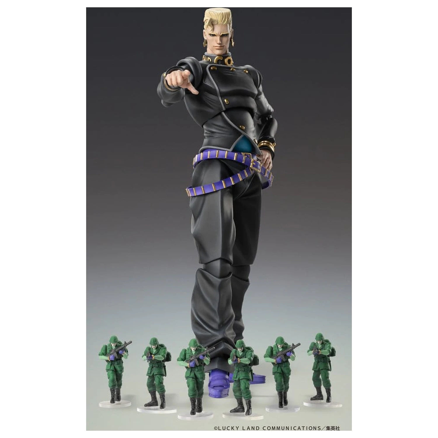 JoJo's Bizarre Adventure: Diamond Is Unbreakable Actionfigur Chozokado Keicho Nijimura & Bad Company 17 cm Produktfoto