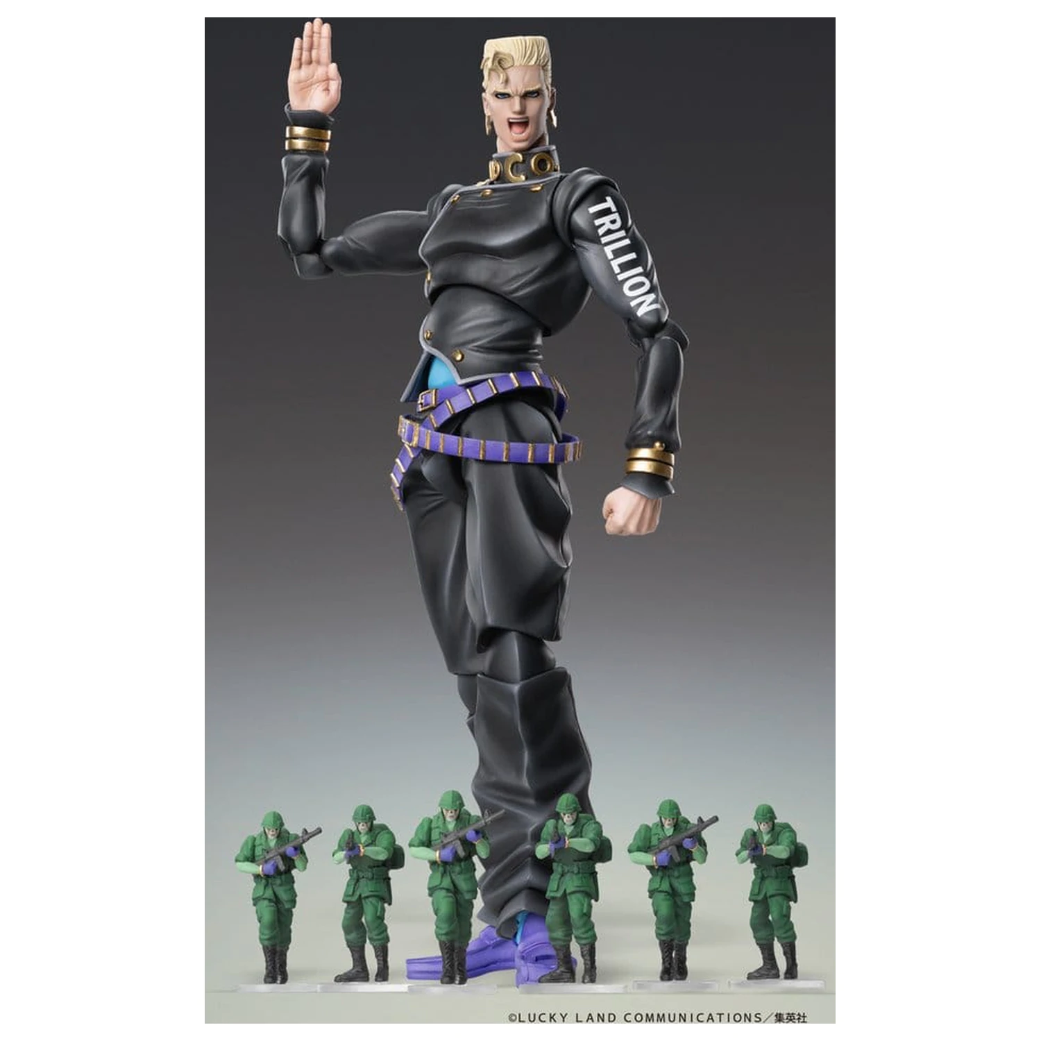 JoJo's Bizarre Adventure: Diamond Is Unbreakable Actionfigur Chozokado Keicho Nijimura & Bad Company 17 cm Produktfoto