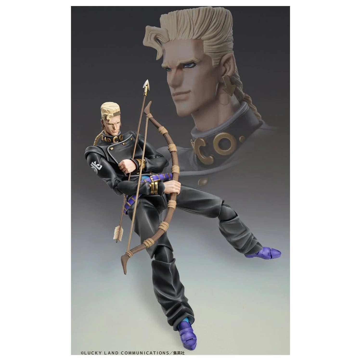 JoJo's Bizarre Adventure: Diamond Is Unbreakable Actionfigur Chozokado Keicho Nijimura & Bad Company 17 cm Produktfoto