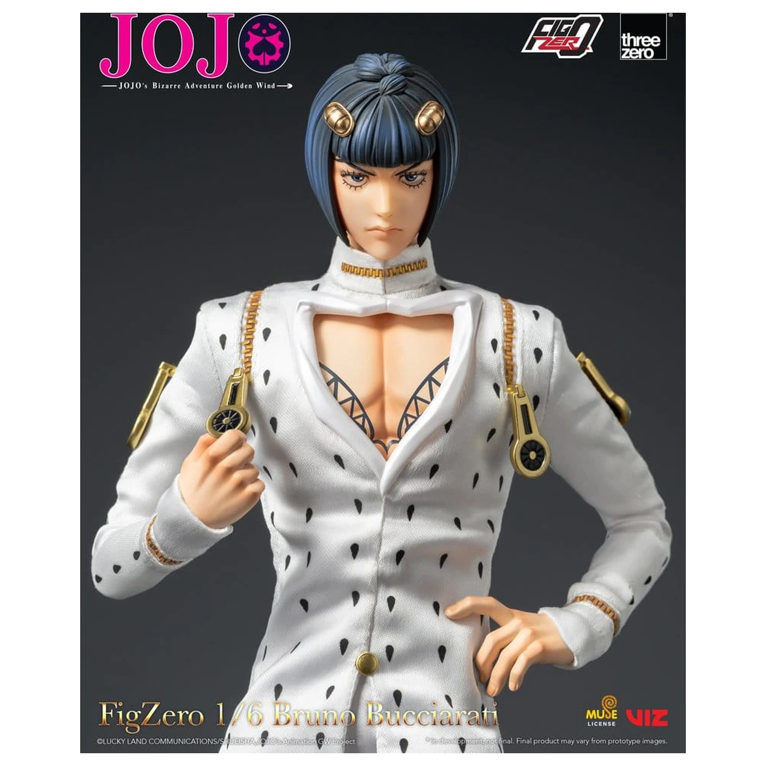Jojo's Bizarre Adventure: Golden Wind FigZero Actionfigur 1/6 Bruno Bucciarati 31 cm Produktfoto