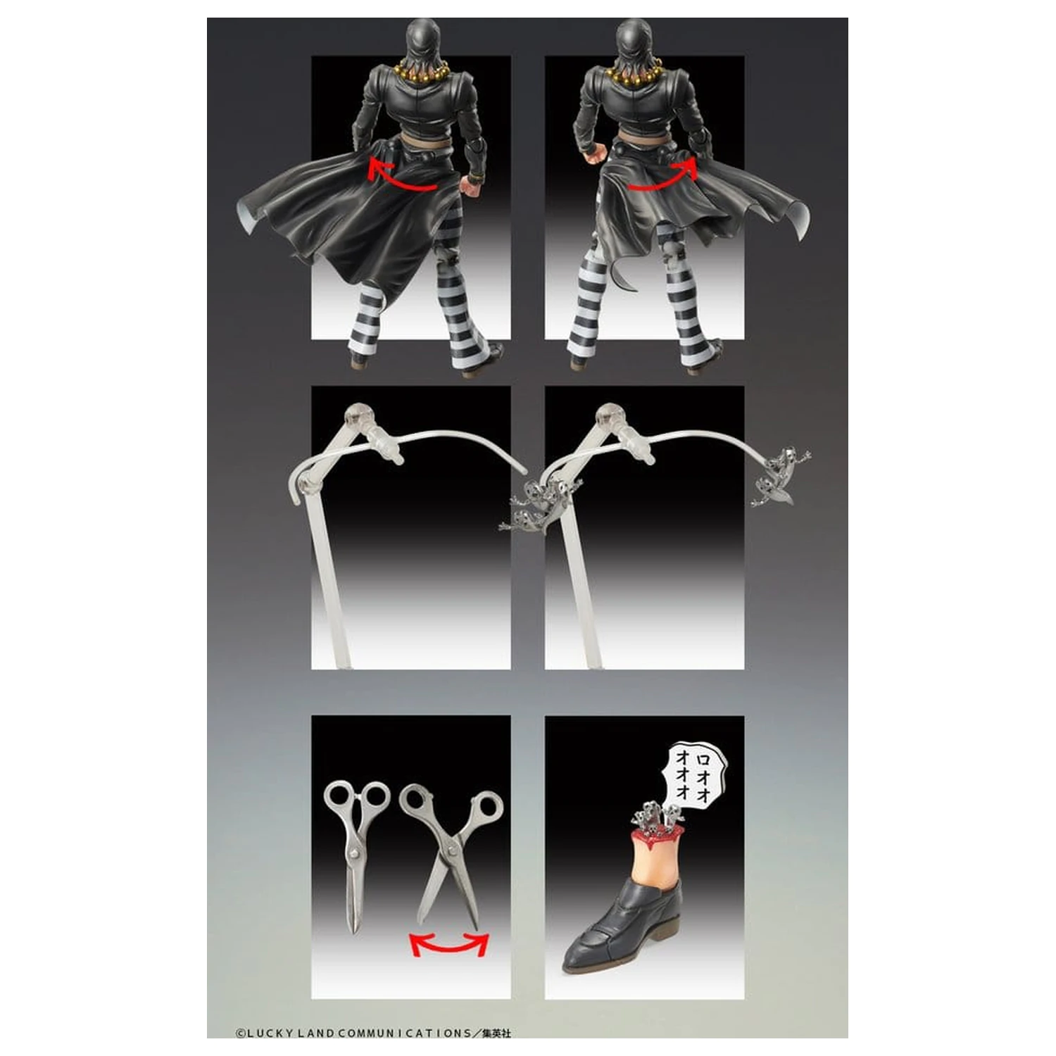 JoJo's Bizarre Adventure: Golden Wind Action Figur Risotto Nero 16 cm Produktfoto