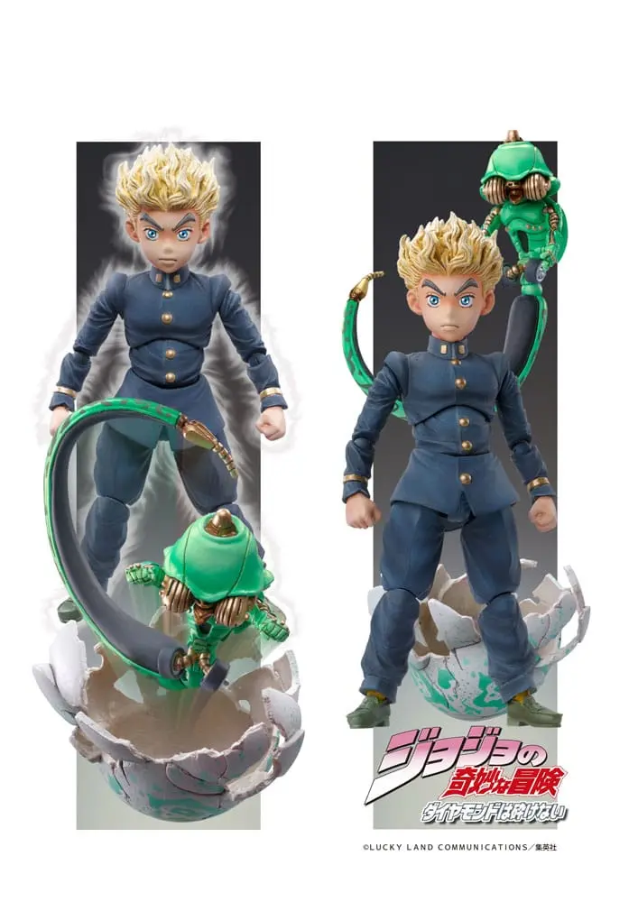 JoJo's Bizarre Adventure Part 4: Diamond is unbreakable Actionfigur Statue Chozokado Koichi Hirose & Ec (Act 1) (re-run) 9 cm termékfotó