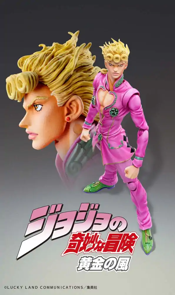 JoJo's Bizarre Adventure Part 5: Golden Wind Actionfigur Chozokado Giorno Giovanna (3rd-run) 15 cm termékfotó