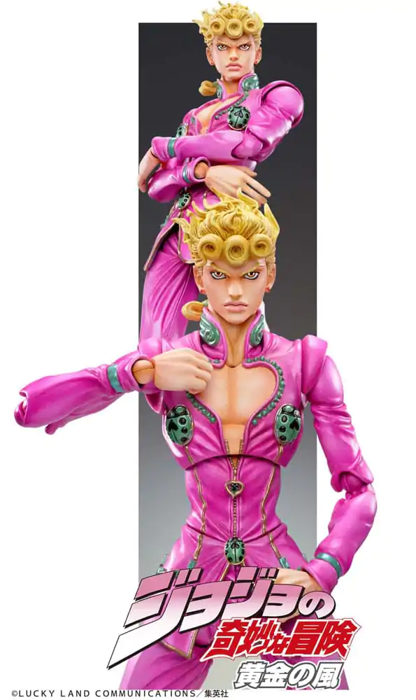 JoJo's Bizarre Adventure Part 5: Golden Wind Actionfigur Chozokado Giorno Giovanna (3rd-run) 15 cm termékfotó