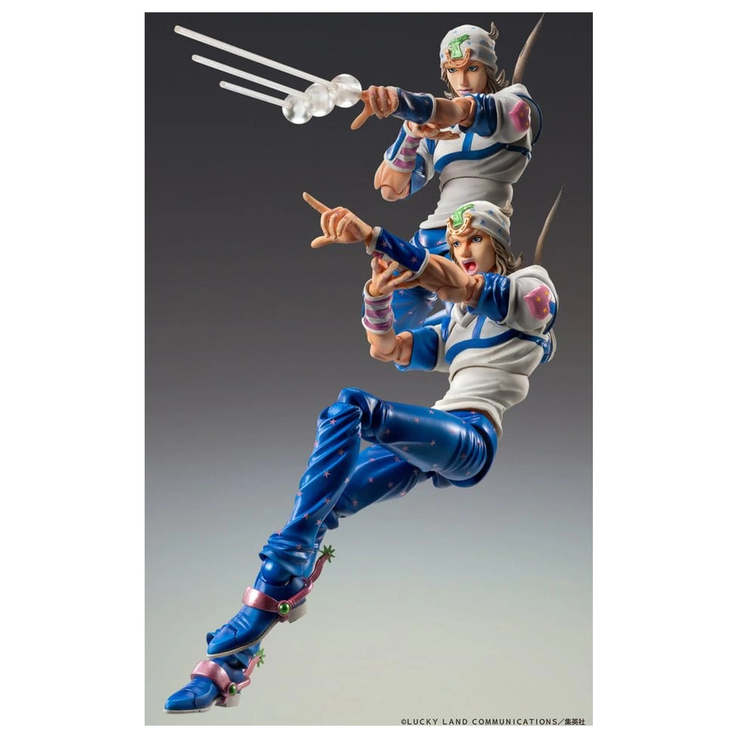 JoJo's Bizarre Adventure Part 7: Steel Ball Run Super Chozokado Action Action Figur Johnny Joestar 15 cm Produktfoto
