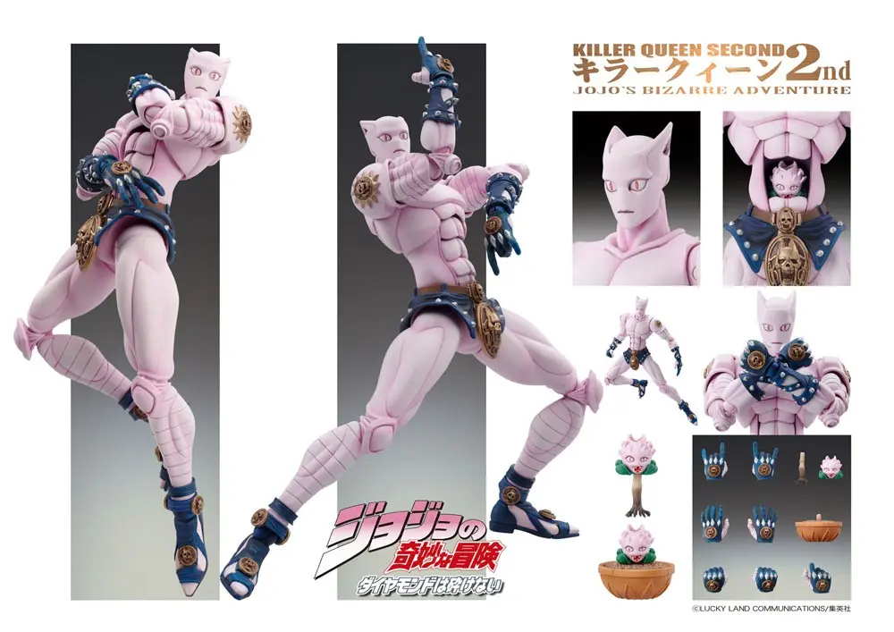 JoJo&#039;s Bizarre Adventure Part4 Super Action Actionfigur Chozokado (Killer Queen Second) 16 cm Produktfoto