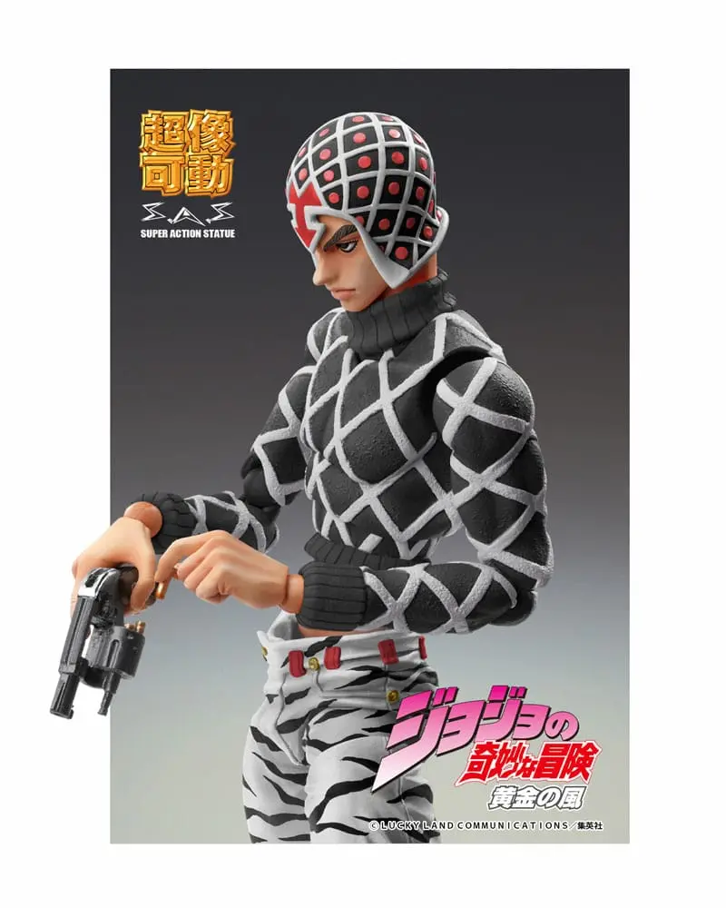 JoJo's Bizarre Adventure Part5 Super Action Actionfigur Chozokado (Guido Mista & S P Ver. Black) 15 cm termékfotó