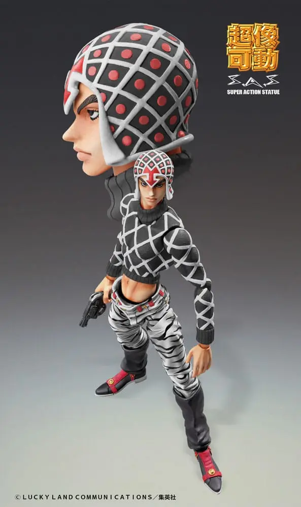 JoJo's Bizarre Adventure Part5 Super Action Actionfigur Chozokado (Guido Mista & S P Ver. Black) 15 cm termékfotó