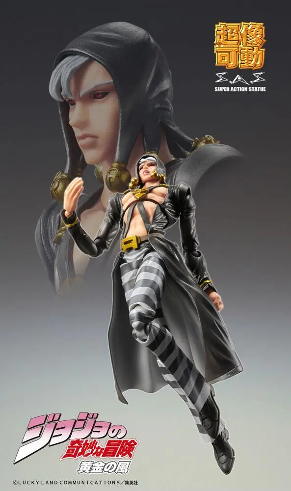 JoJo's Bizarre Adventure Part5 Super Action Actionfigur Chozokado (Risotto Nero) 16 cm Produktfoto