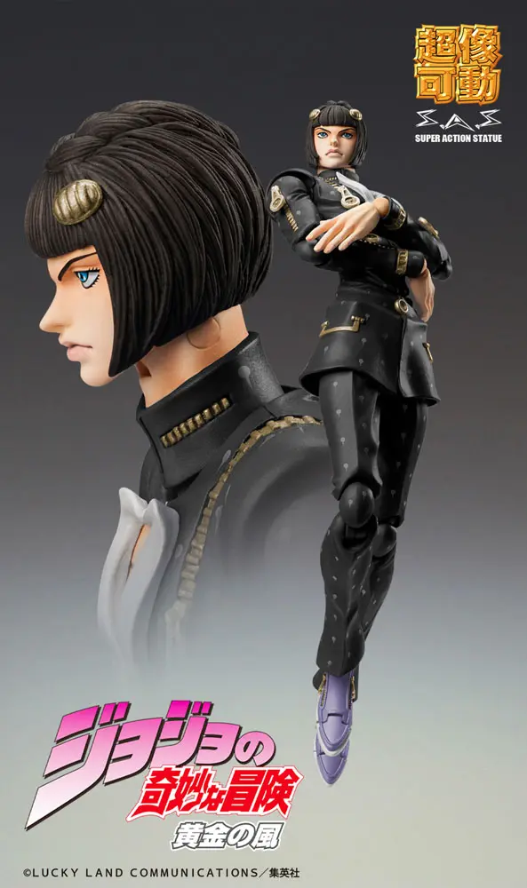 JoJo's Bizarre Adventure Part6 Stone Ocean Actionfigur Chozokado (Bruno Bucciarati Ver. Black) 15 cm termékfotó