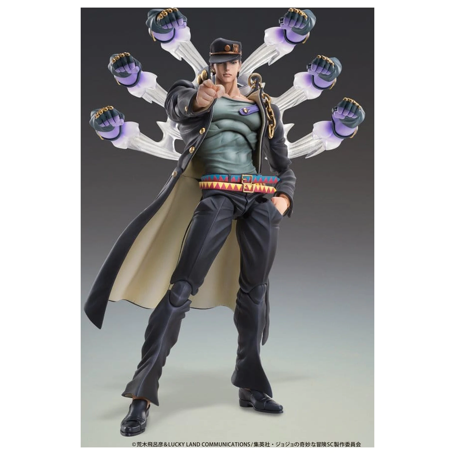 JoJo's Bizarre Adventure: Stardust Crusaders Chozokado Action-Figur Jotaro Kujo Ver.2 16 cm Produktfoto