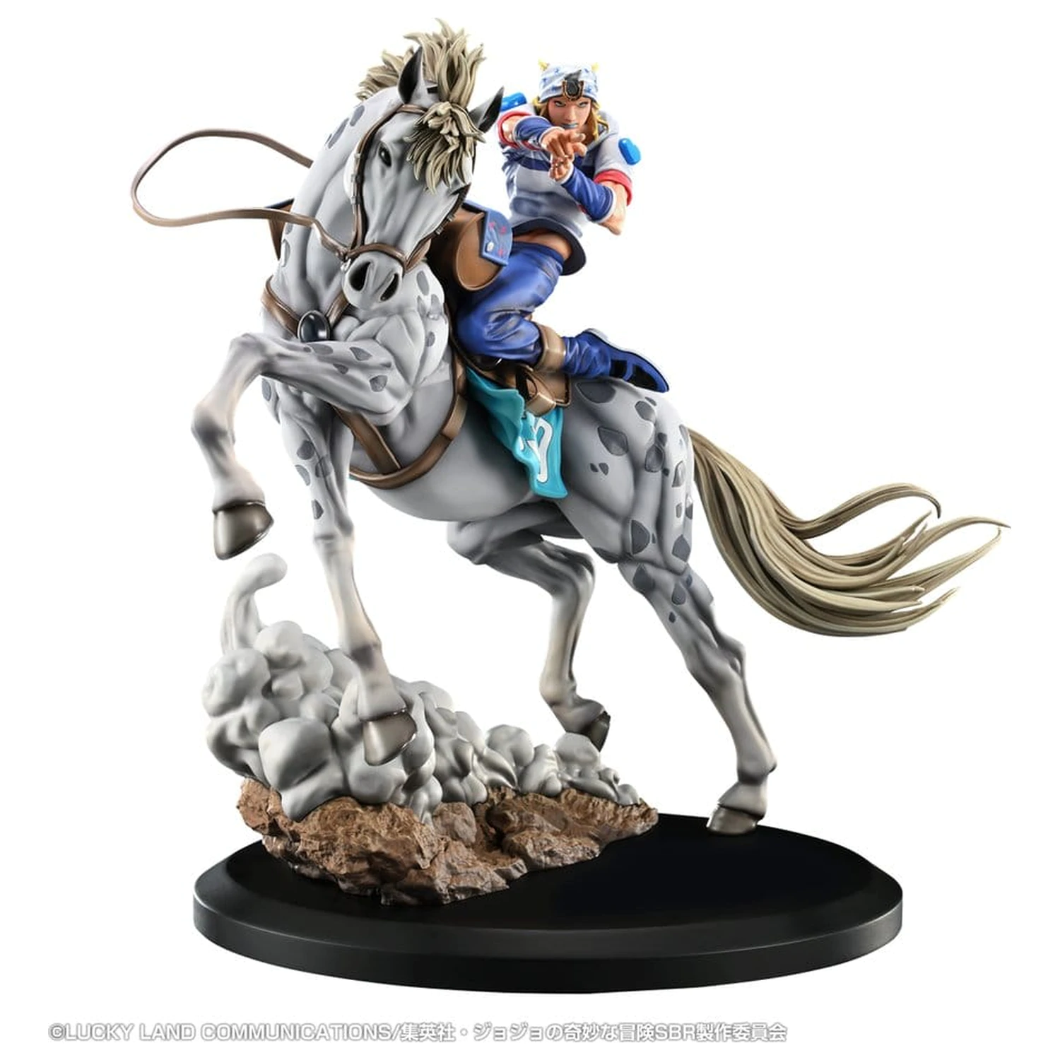 JoJo's Bizarre Adventure: Steel Ball Run Chozo Art Collection PVC Figur Johnny Joestar & Slow Dancer 30 cm Produktfoto