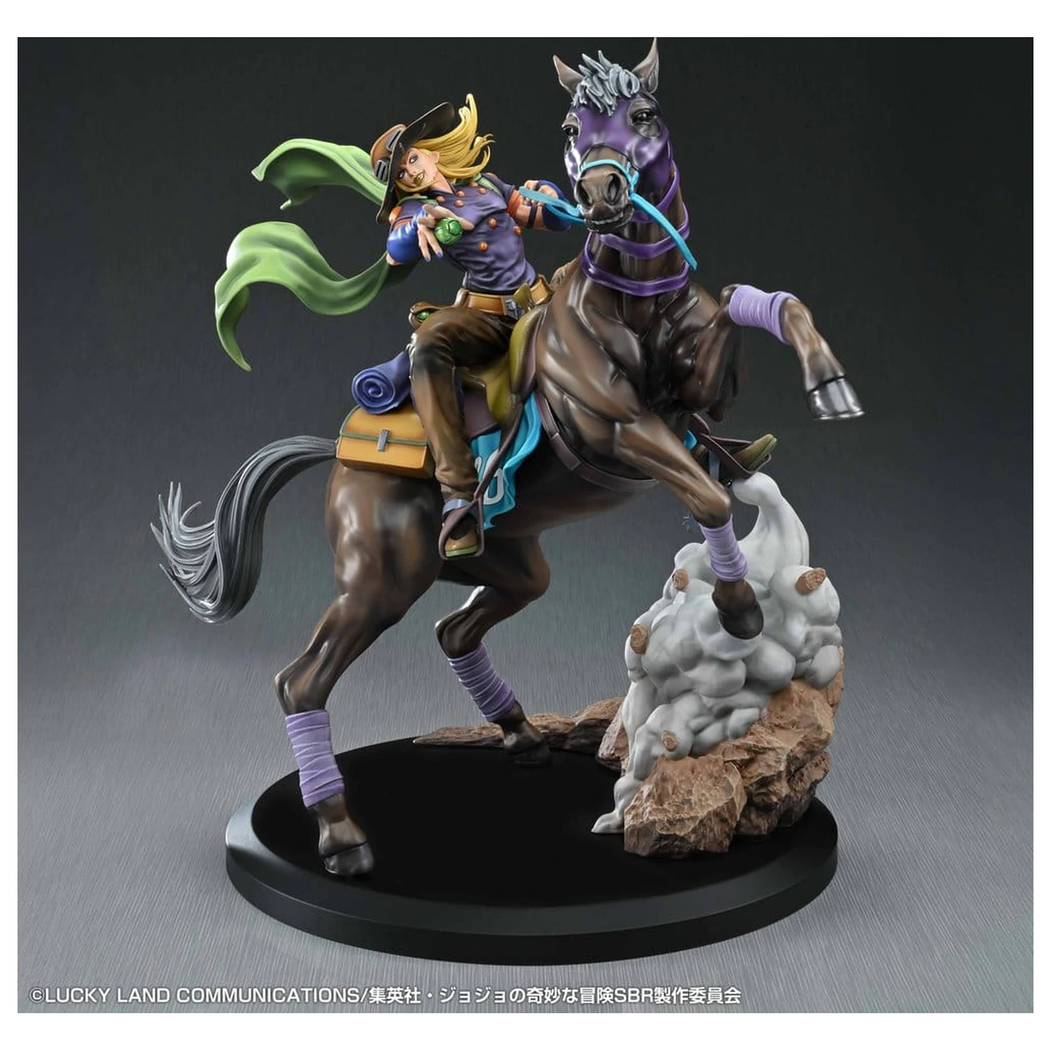 JoJo's Bizarre Adventure: Steel Ball Run Figur Gyro Zeppeli & Valkyrie 31 cm Produktfoto
