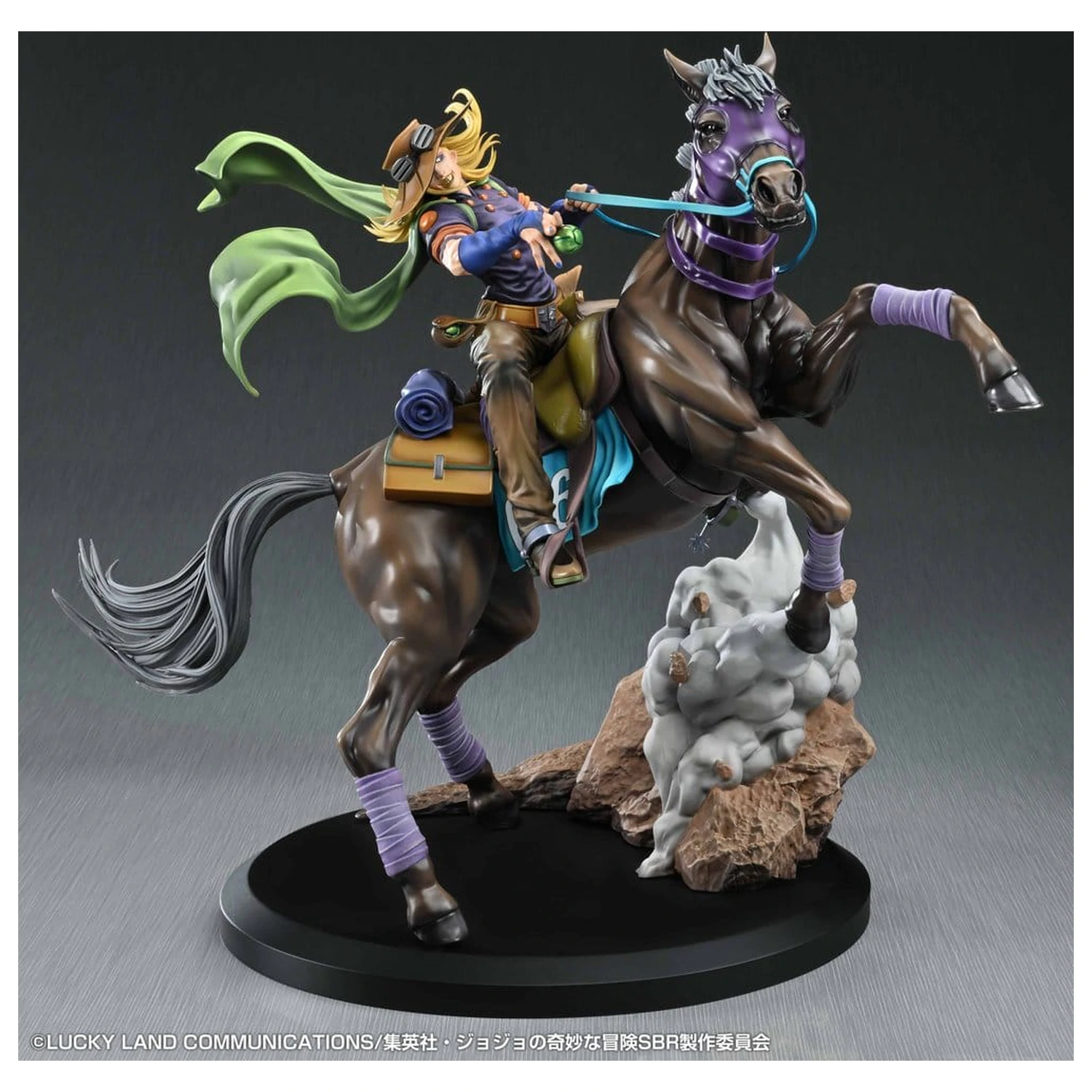 JoJo's Bizarre Adventure: Steel Ball Run Figur Gyro Zeppeli & Valkyrie 31 cm Produktfoto