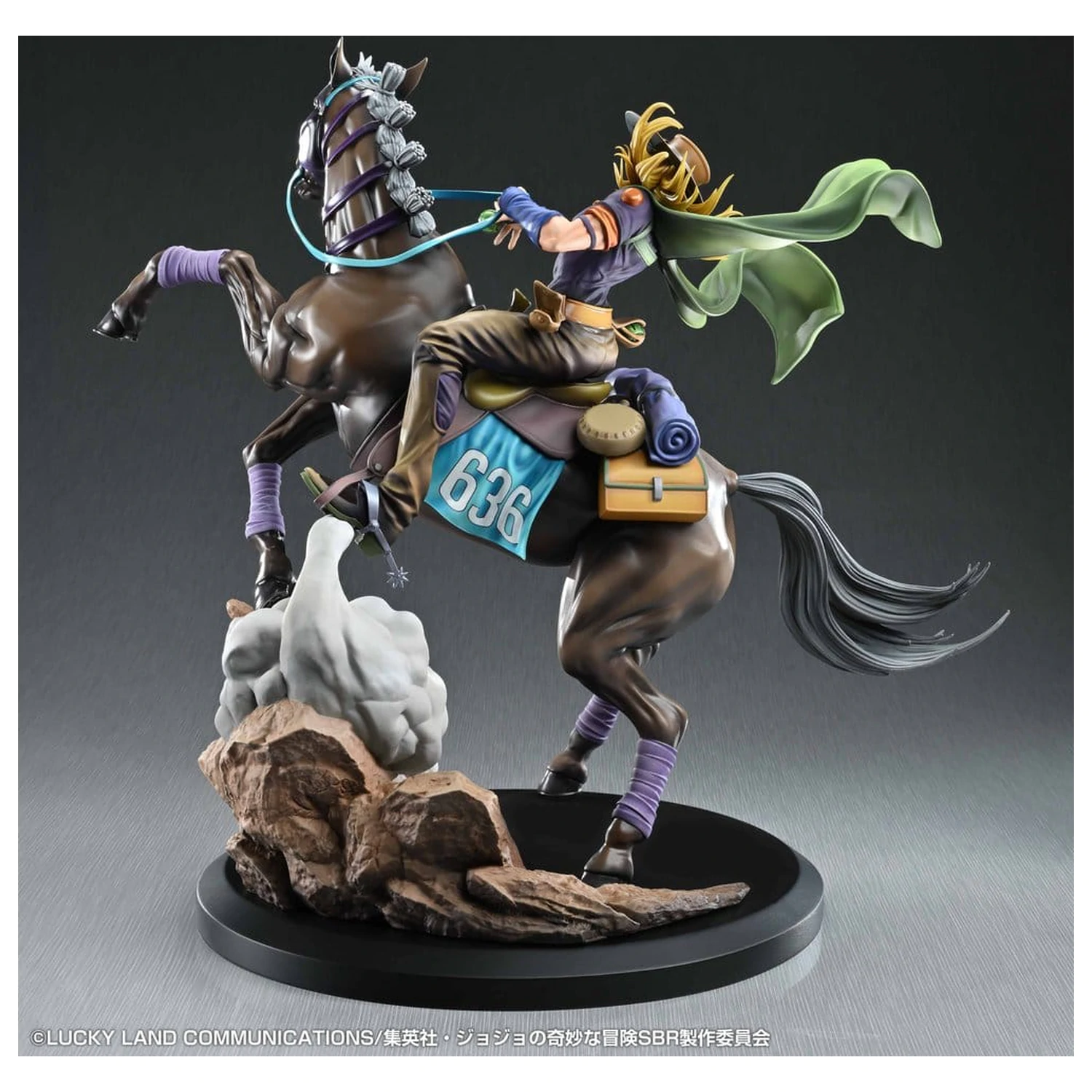 JoJo's Bizarre Adventure: Steel Ball Run Figur Gyro Zeppeli & Valkyrie 31 cm Produktfoto