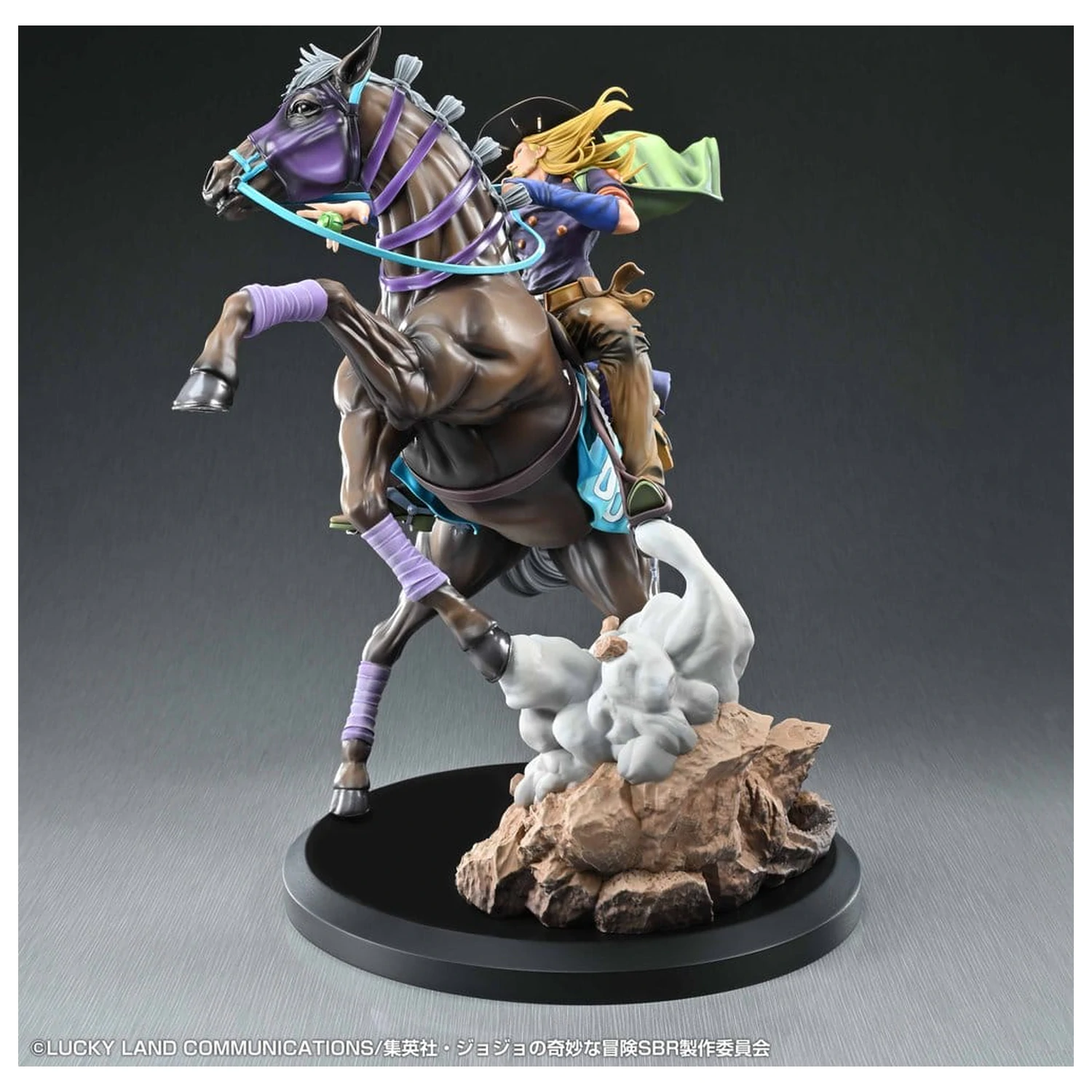 JoJo's Bizarre Adventure: Steel Ball Run Figur Gyro Zeppeli & Valkyrie 31 cm Produktfoto