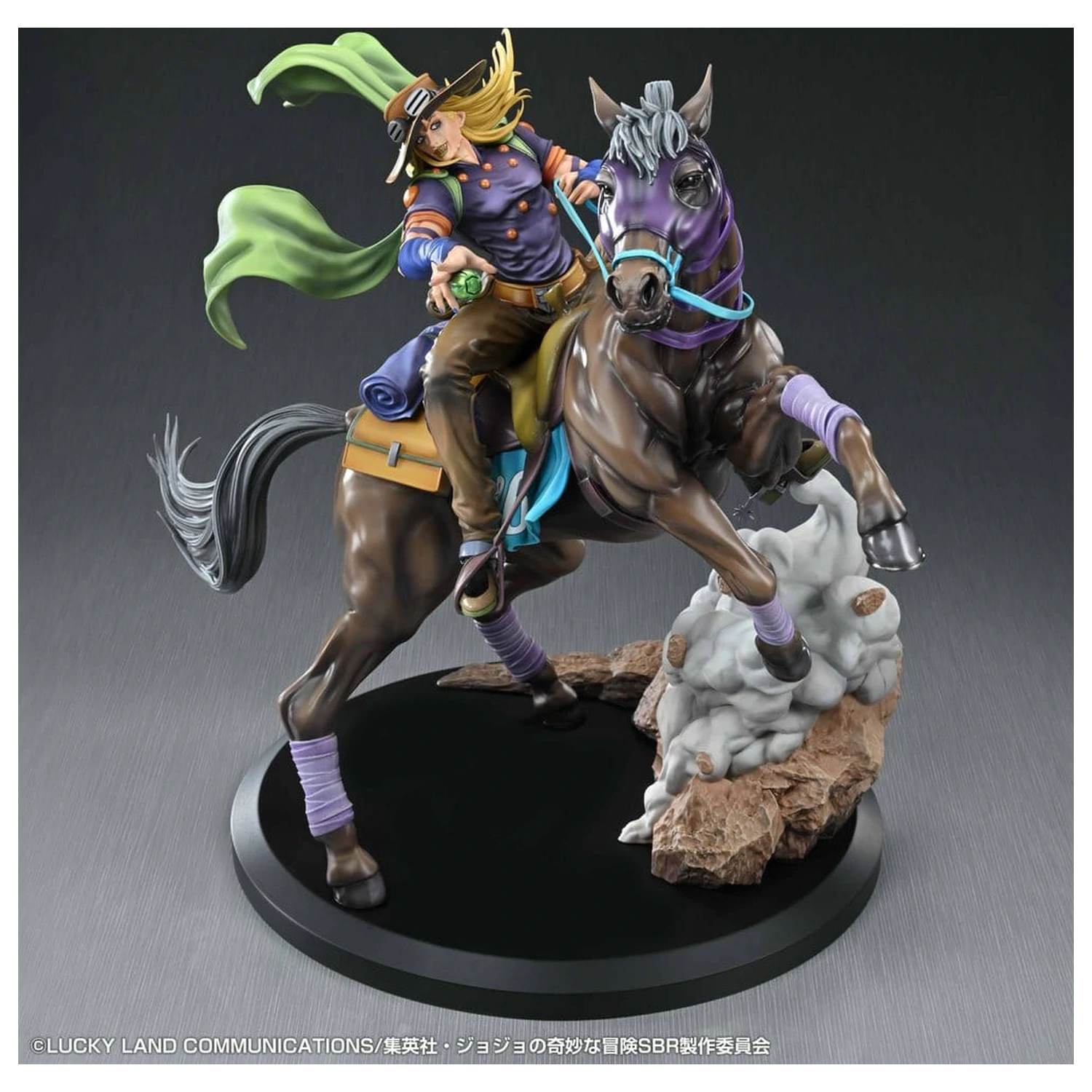 JoJo's Bizarre Adventure: Steel Ball Run Figur Gyro Zeppeli & Valkyrie 31 cm Produktfoto