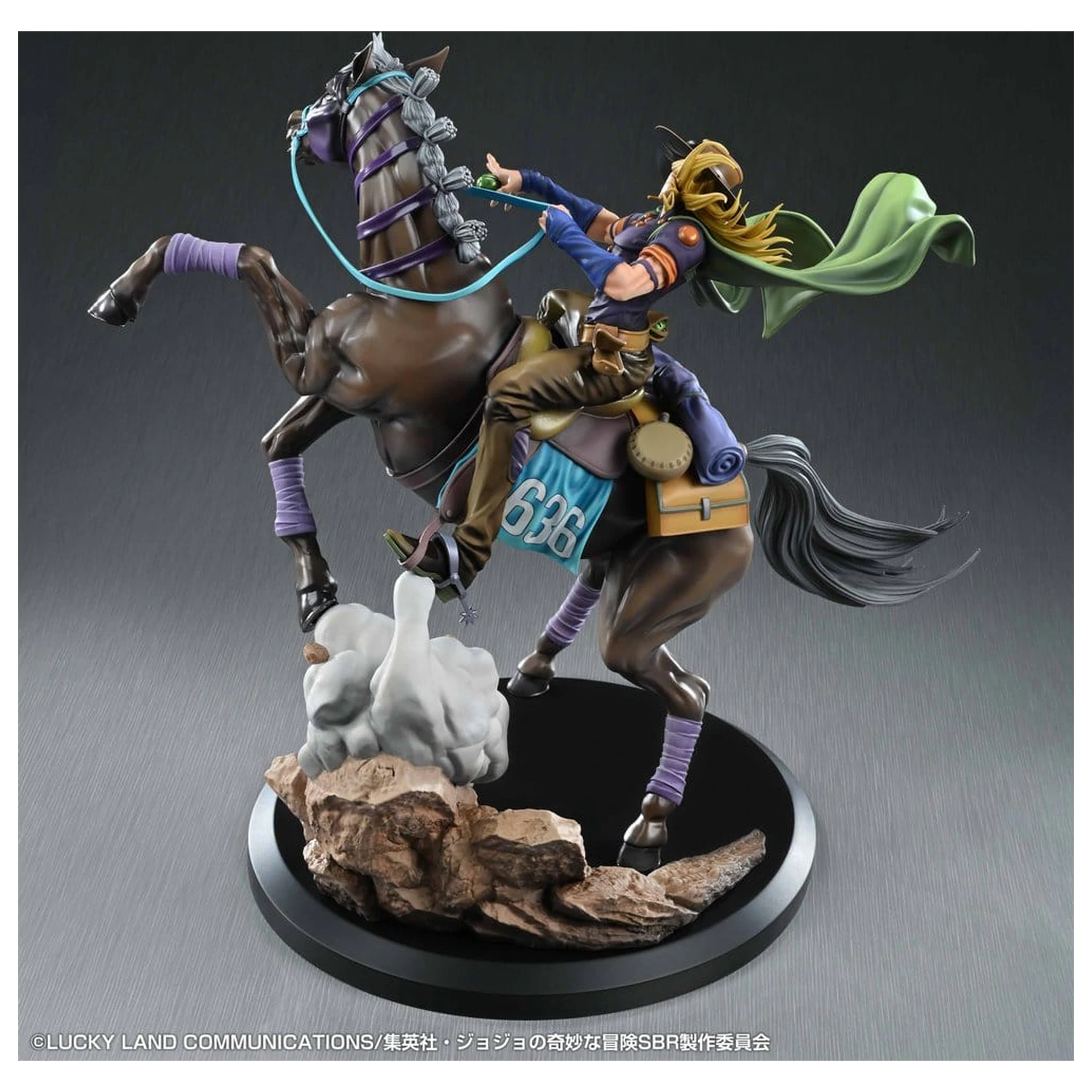 JoJo's Bizarre Adventure: Steel Ball Run Figur Gyro Zeppeli & Valkyrie 31 cm Produktfoto
