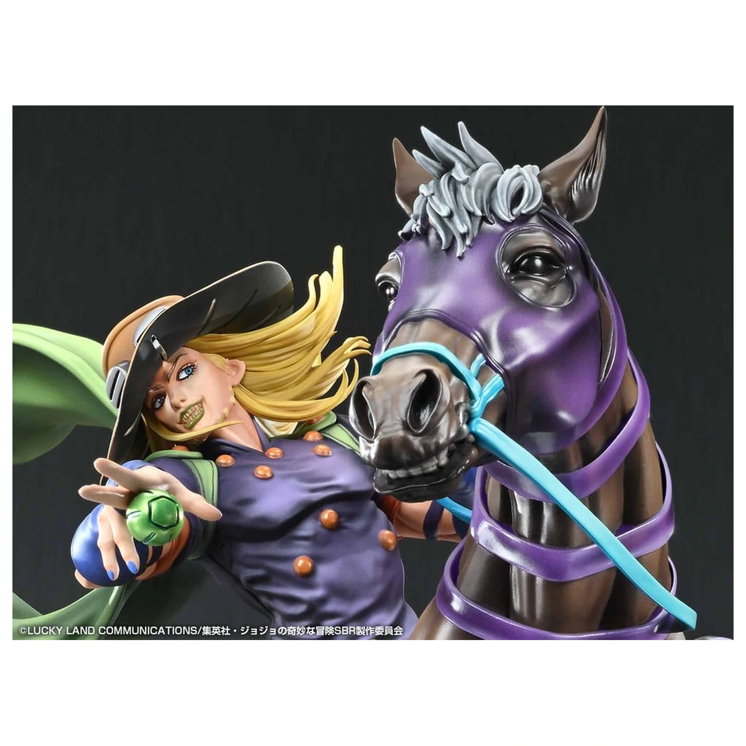 JoJo's Bizarre Adventure: Steel Ball Run Figur Gyro Zeppeli & Valkyrie 31 cm Produktfoto