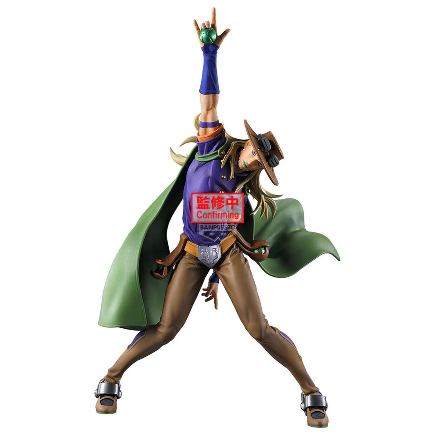 Jojo's Bizarre Adventure Steel Ball Run Mometria Gyro Zeppeli Figur 26cm Produktfoto