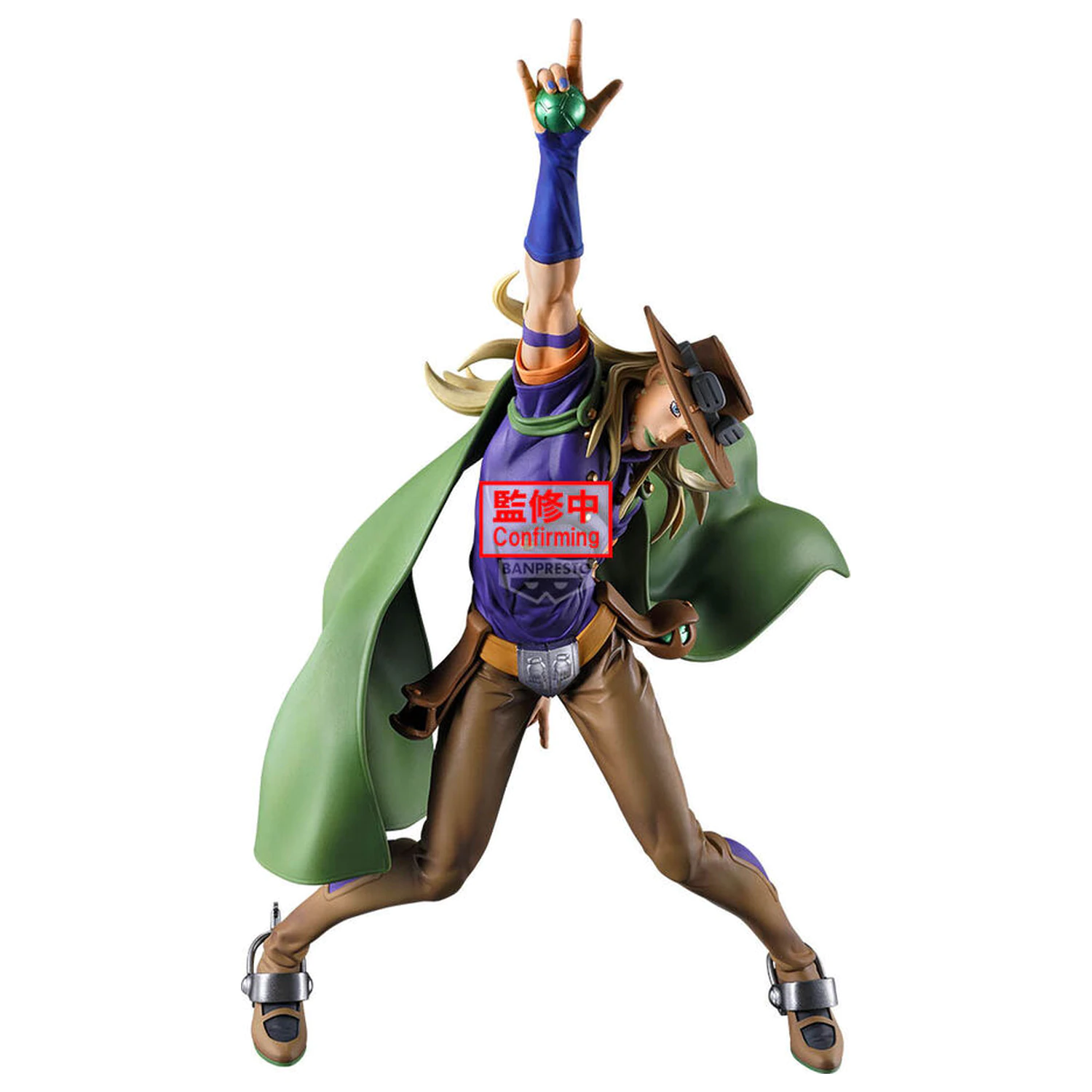 Jojo's Bizarre Adventure Steel Ball Run Mometria Gyro Zeppeli Figur 26cm Produktfoto