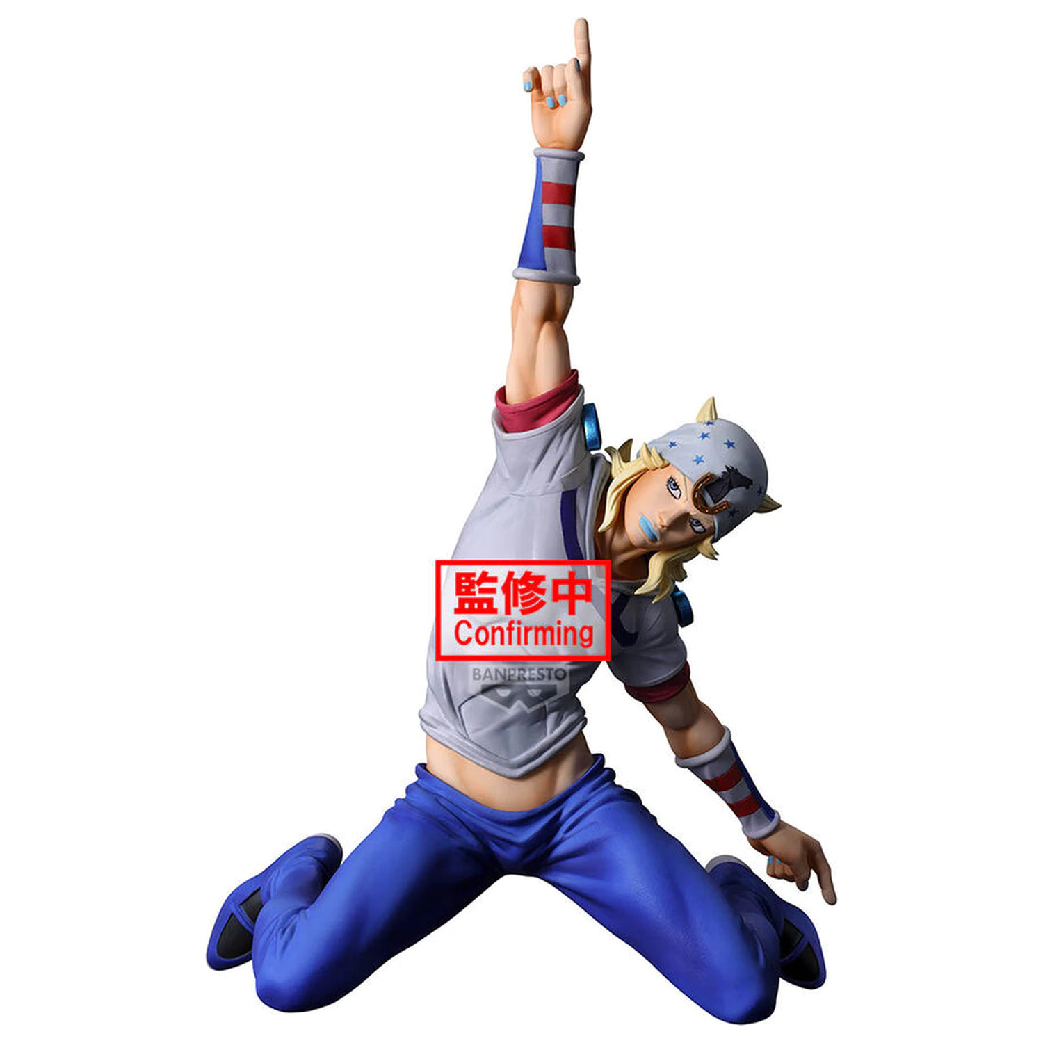 Jojo's Bizarre Adventure Steel Ball Run Mometria Johnny Joestar Figur 18 cm Produktfoto