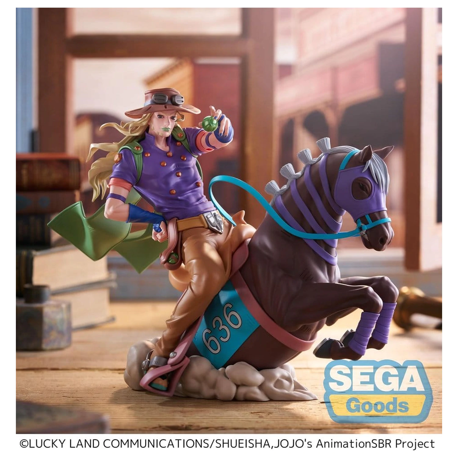 JoJo's Bizarre Adventure: Steel Ball Run XrossLinkMAX PVC Figur Gyro Zeppeli 18 cm Produktfoto