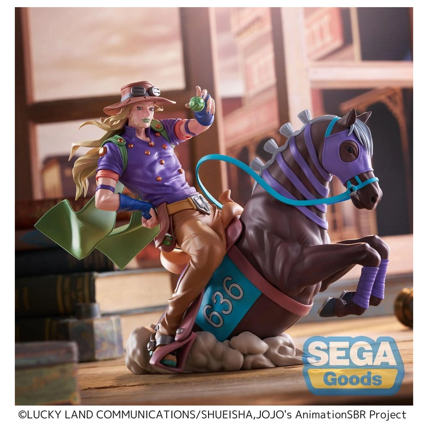 JoJo's Bizarre Adventure: Steel Ball Run XrossLinkMAX PVC Figur Gyro Zeppeli 18 cm Produktfoto