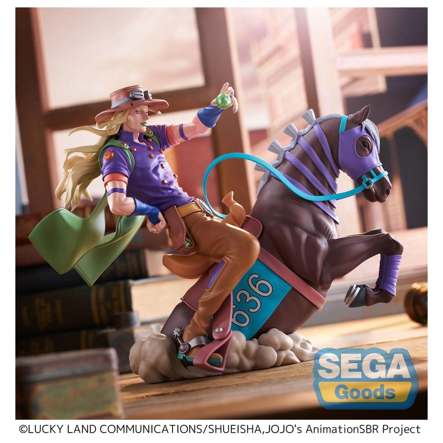 JoJo's Bizarre Adventure: Steel Ball Run XrossLinkMAX PVC Figur Gyro Zeppeli 18 cm Produktfoto