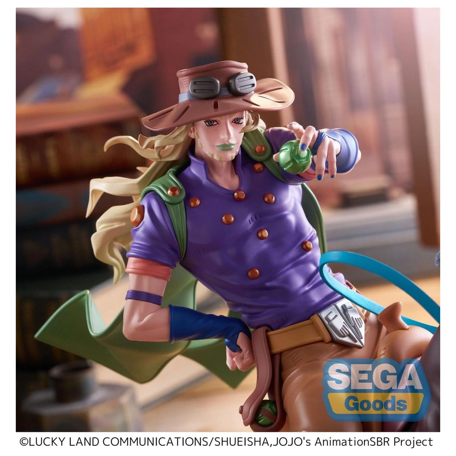 JoJo's Bizarre Adventure: Steel Ball Run XrossLinkMAX PVC Figur Gyro Zeppeli 18 cm Produktfoto
