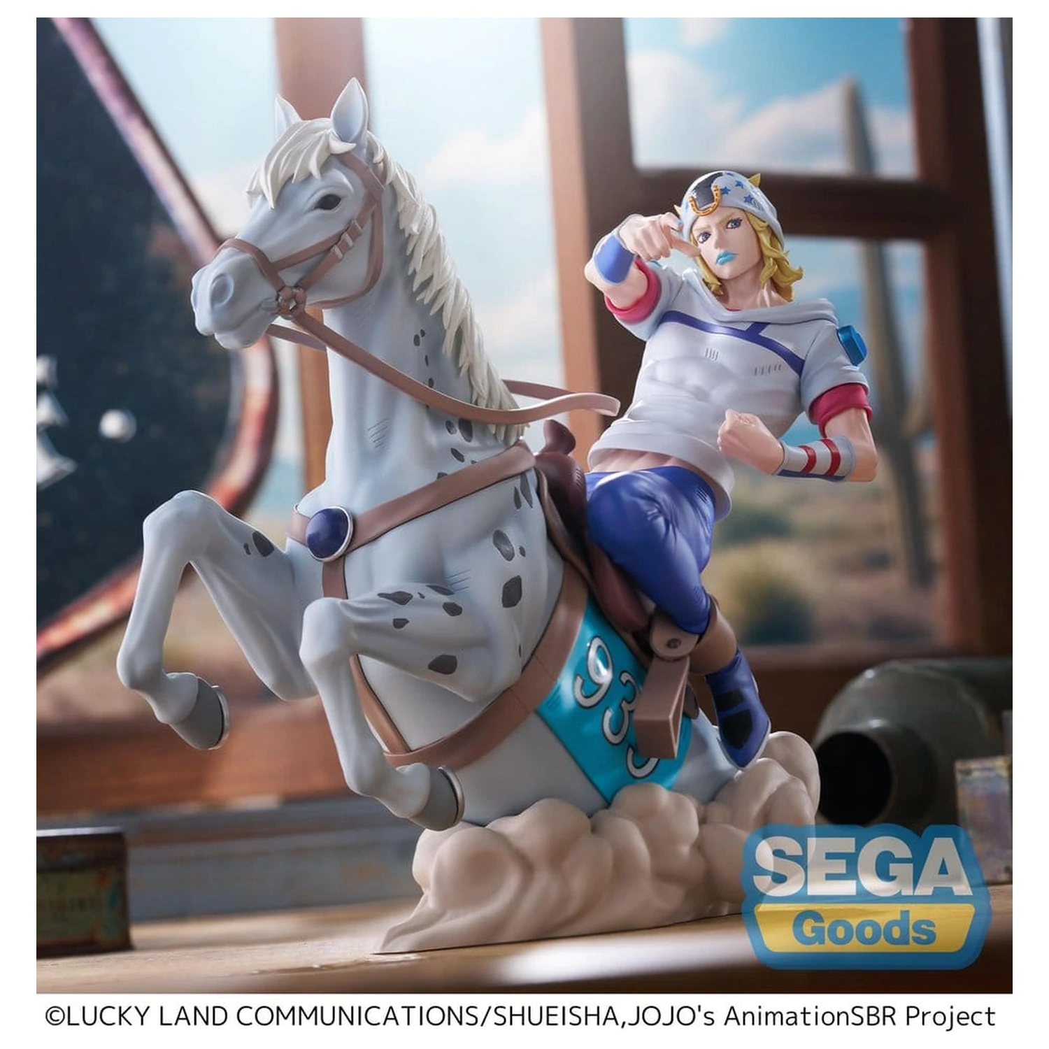 JoJo's Bizarre Adventure: Steel Ball Run XrossLinkMAX PVC Figur Johnny Joestar 18 cm Produktfoto