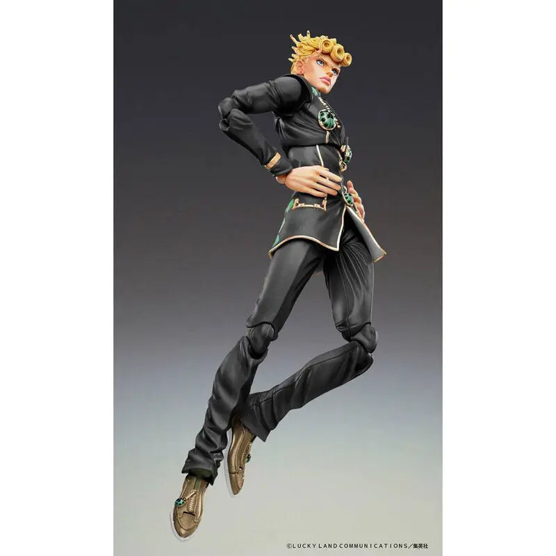 JoJo's Bizarre Adventure Part5 Super Action Actionfigur Chozokado (Giorno Giovanna Ver. Black) 15 cm termékfotó