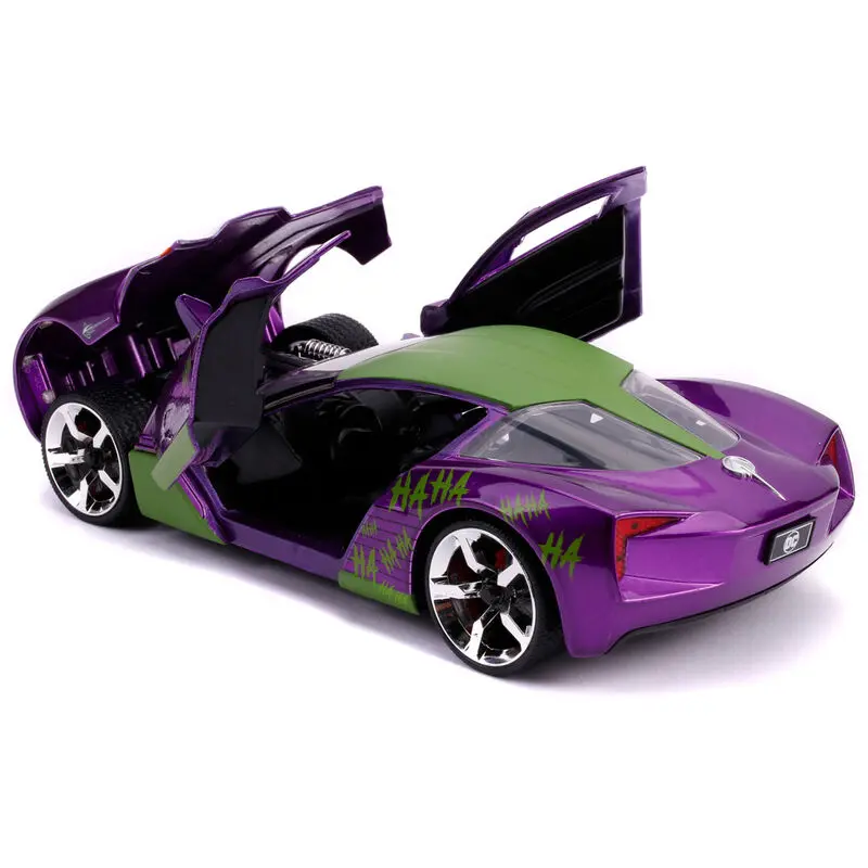 DC comics Joker Chevy Corvette Stingray 2009 car + Figur set Produktfoto