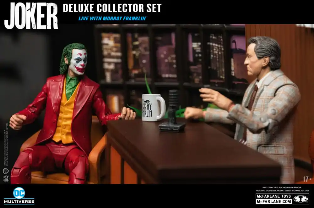 Joker DC Multiverse (Joker Movie) Deluxe Colllector Actionfigur The Joker (Live with Murray Franklin) Limited Edition 18 cm Produktfoto