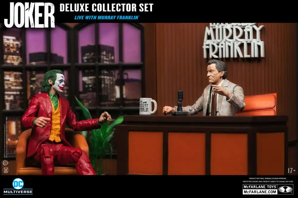 Joker DC Multiverse (Joker Movie) Deluxe Colllector Actionfigur The Joker (Live with Murray Franklin) Limited Edition 18 cm Produktfoto