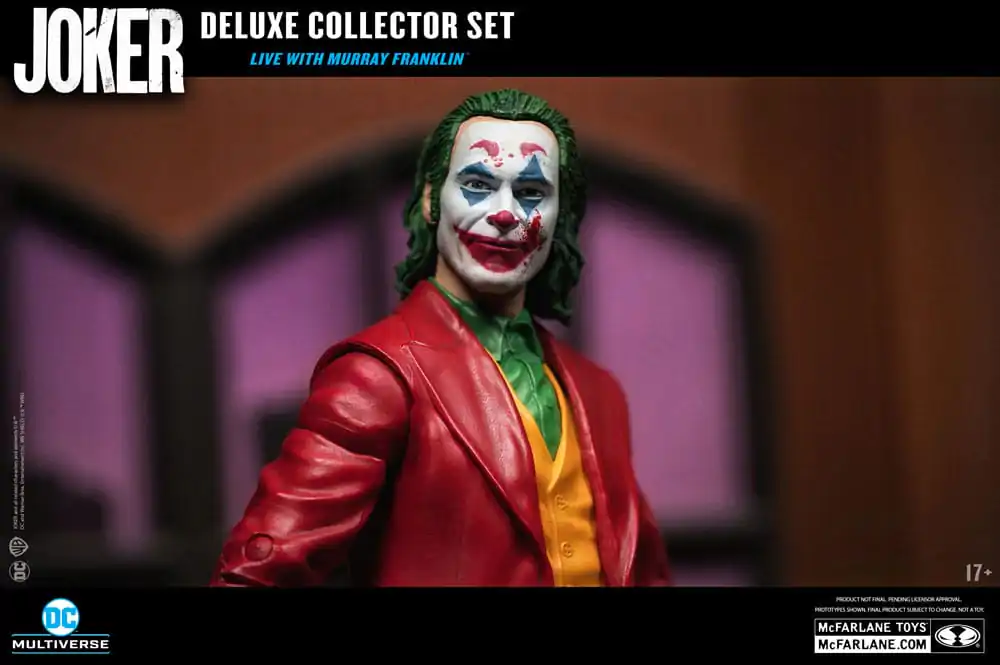 Joker DC Multiverse (Joker Movie) Deluxe Colllector Actionfigur The Joker (Live with Murray Franklin) Limited Edition 18 cm Produktfoto