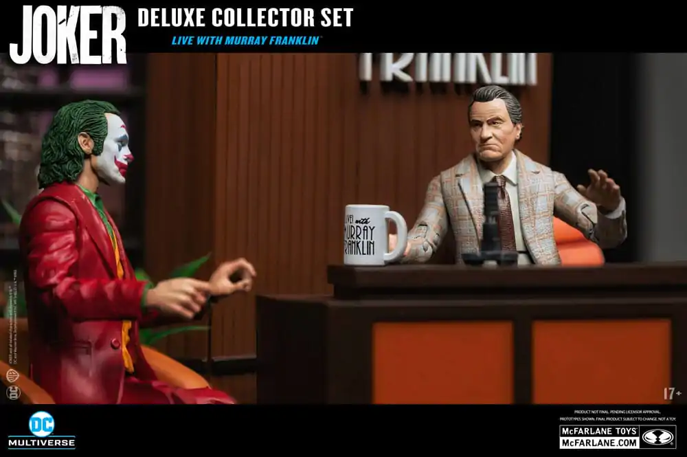 Joker DC Multiverse (Joker Movie) Deluxe Colllector Actionfigur The Joker (Live with Murray Franklin) Limited Edition 18 cm Produktfoto