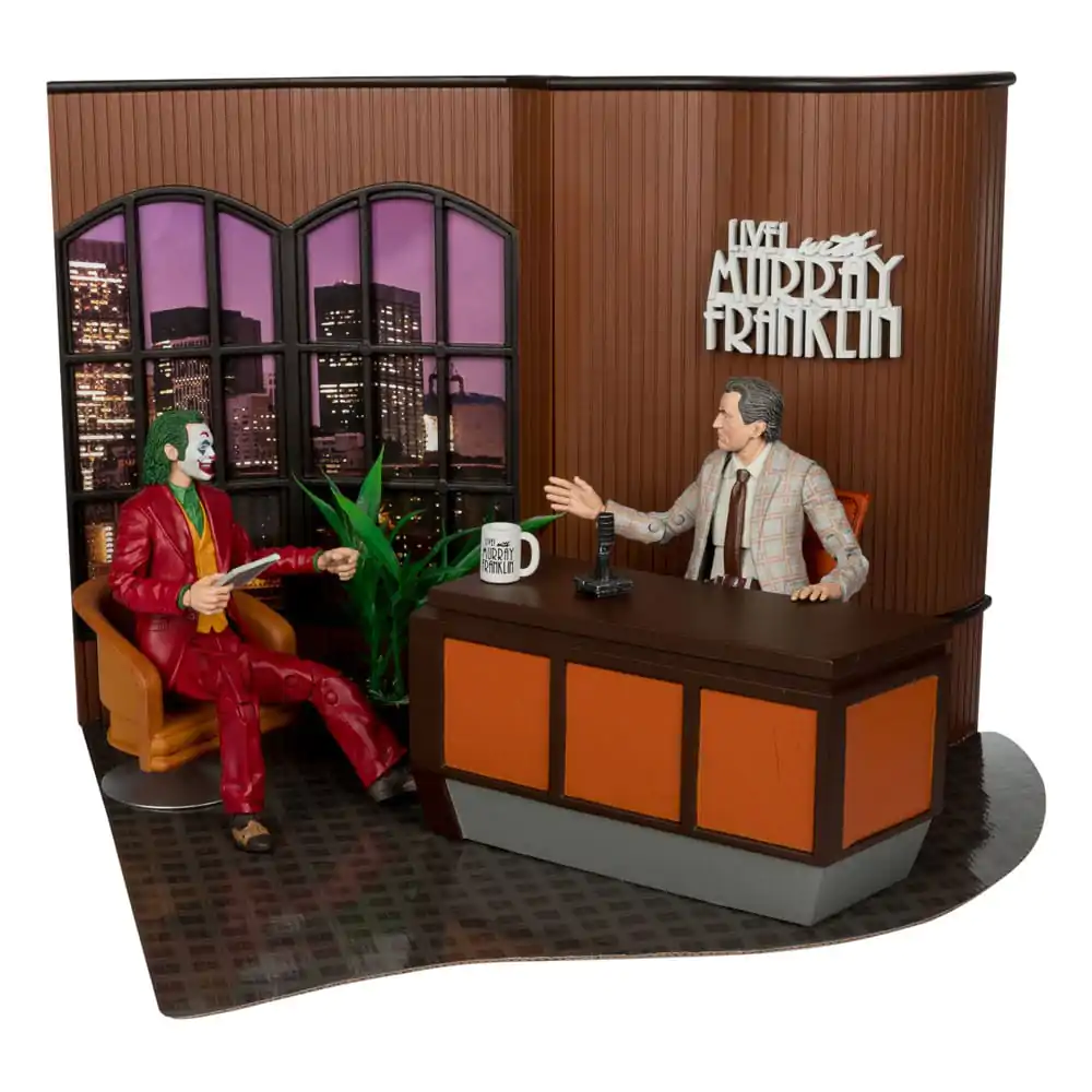 Joker DC Multiverse (Joker Movie) Deluxe Colllector Actionfigur The Joker (Live with Murray Franklin) Limited Edition 18 cm Produktfoto