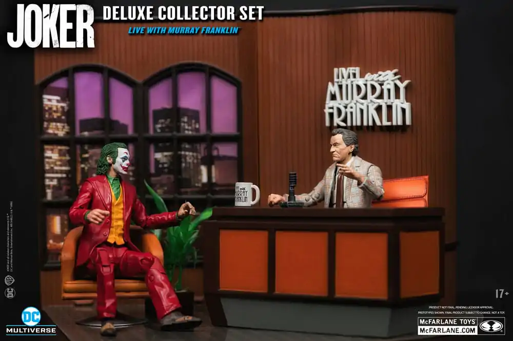 Joker DC Multiverse (Joker Movie) Deluxe Colllector Actionfigur The Joker (Live with Murray Franklin) Limited Edition 18 cm Produktfoto