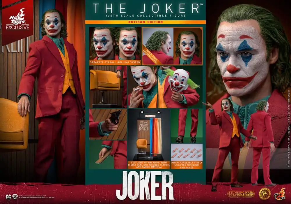 Joker Movie Masterpiece Actionfigur 1/6 The Joker Artisan Edition 30 cm Produktfoto