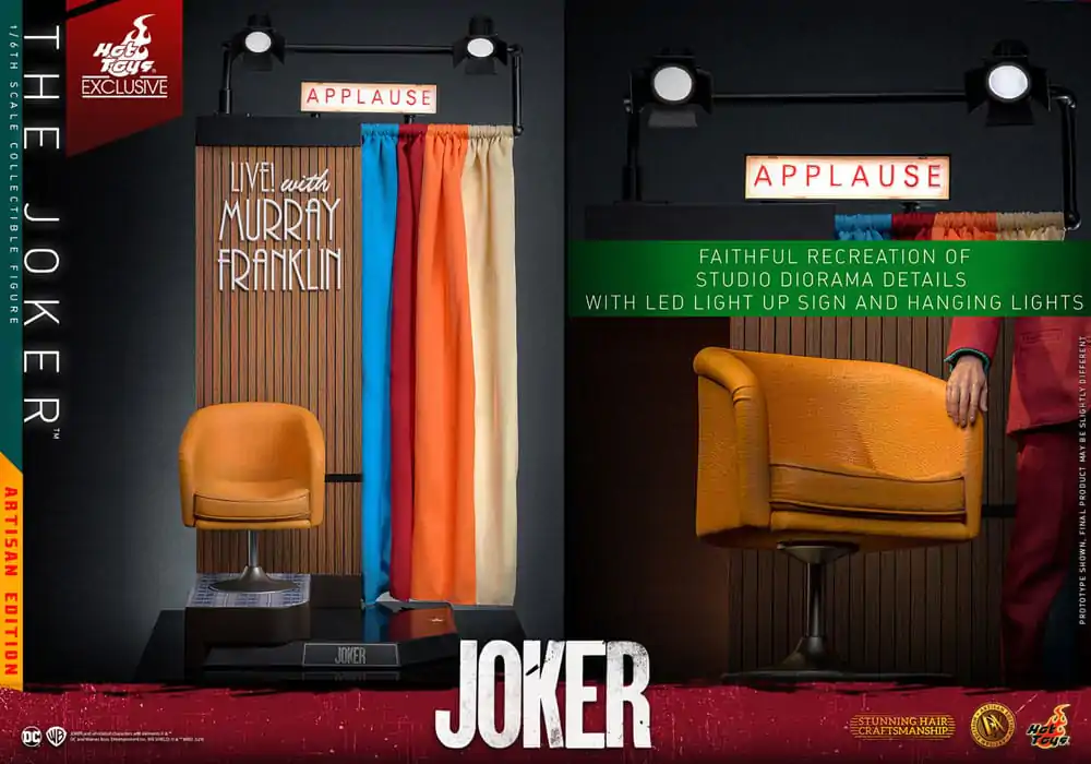 Joker Movie Masterpiece Actionfigur 1/6 The Joker Artisan Edition 30 cm Produktfoto