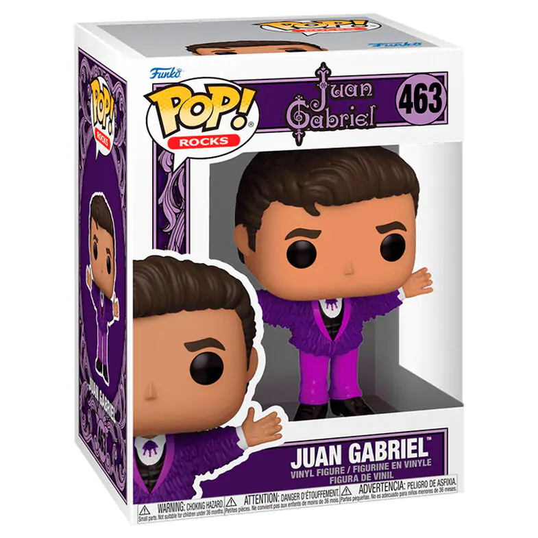 Juan Gabriel Funko POP! Rocks Vinylfigur Purple Outfit 9 cm Produktfoto