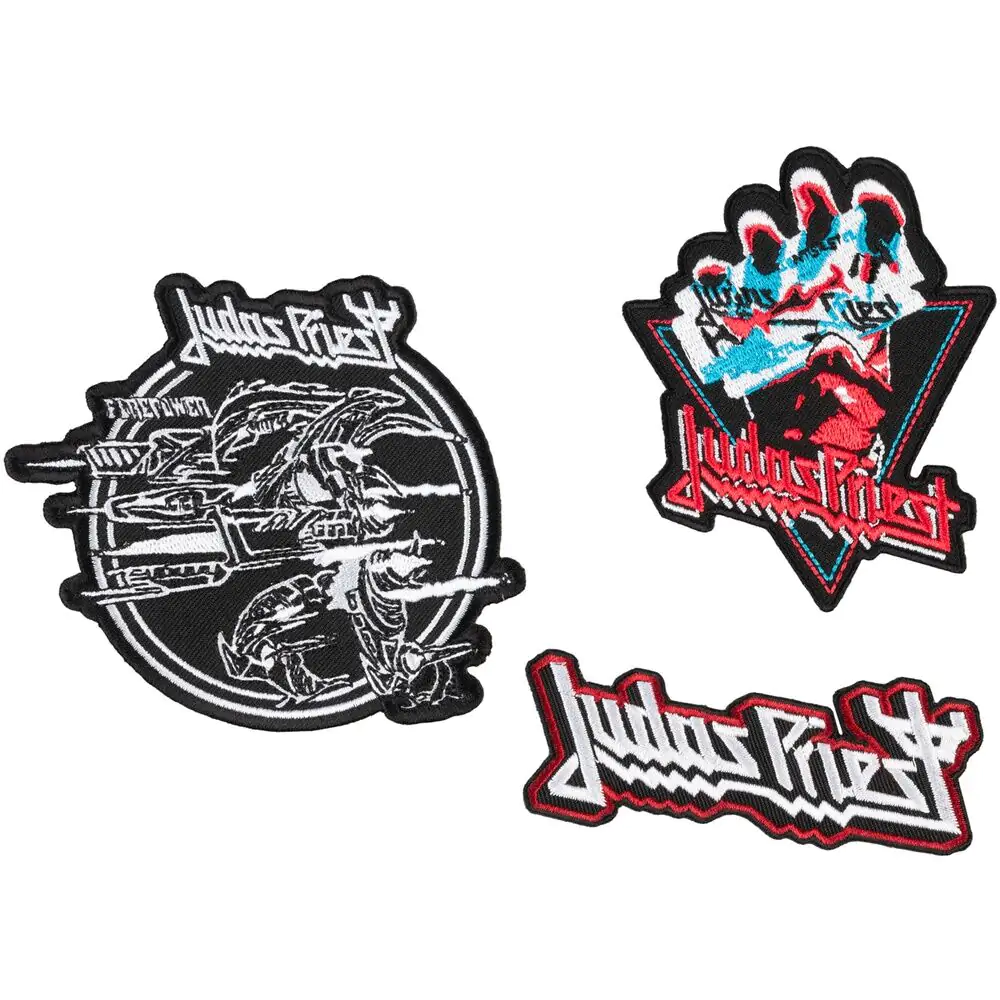 Judas Priest 3er Set Aufnäher Produktfoto