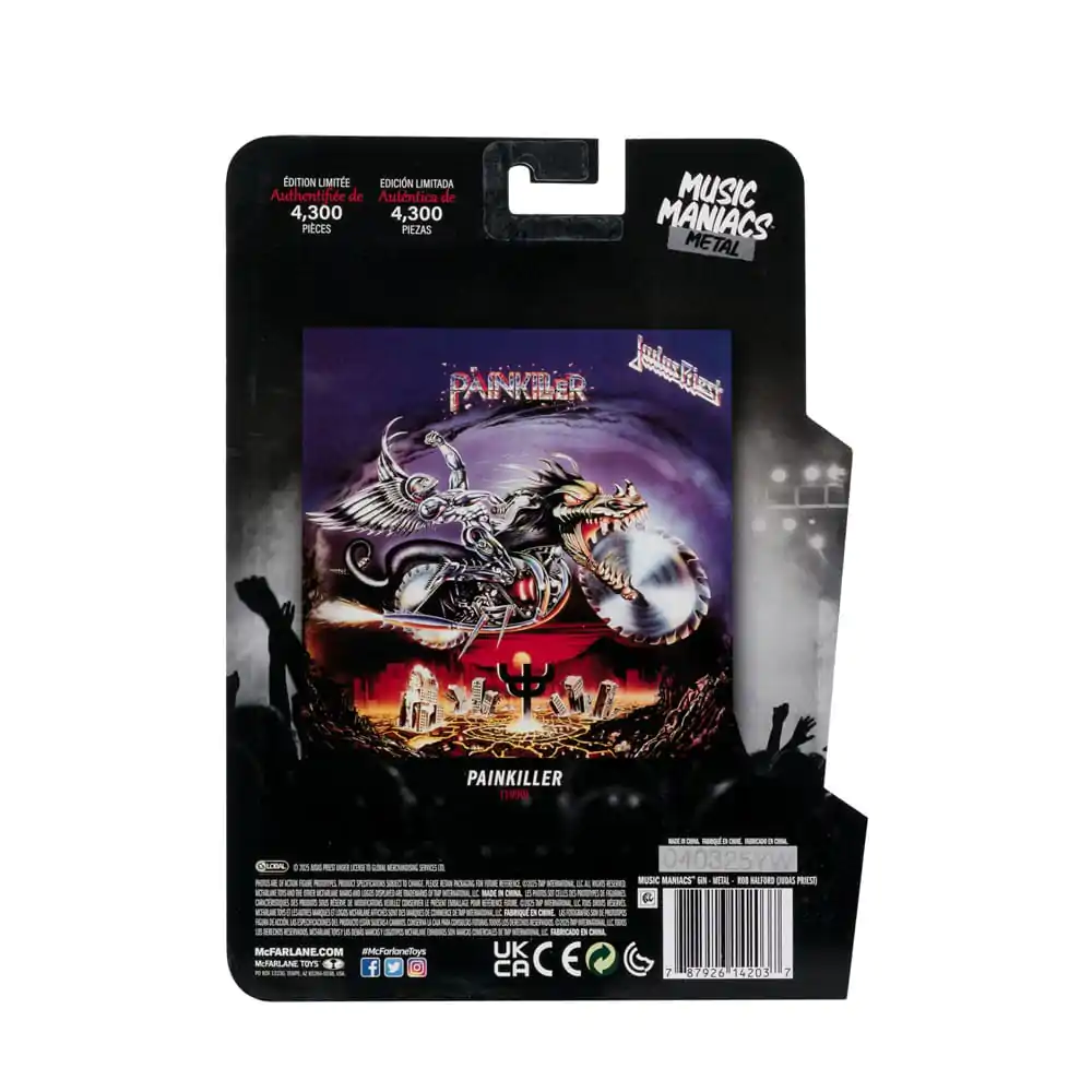 Judas Priest Music Maniacs Heavy Metal Actionfigur Rob Halford 15 cm Produktfoto