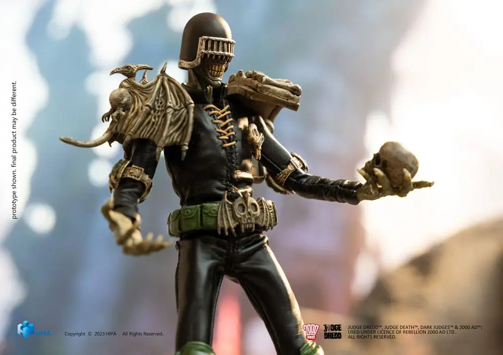 Judge Dredd Exquisite Super Series Actionfigur 1/12 Judge Death 16 cm Produktfoto