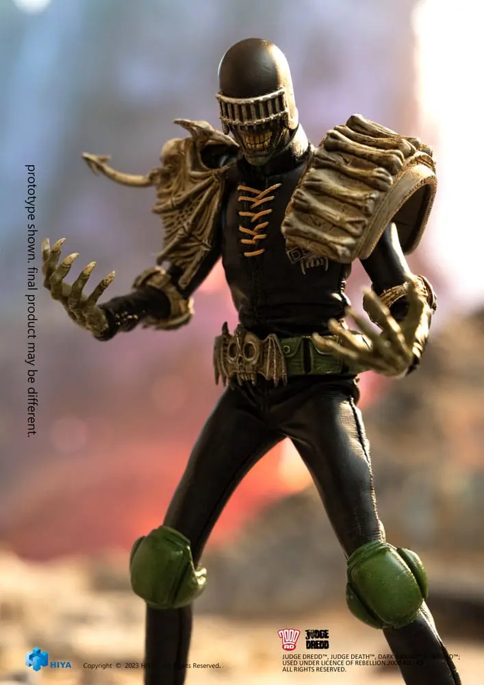 Judge Dredd Exquisite Super Series Actionfigur 1/12 Judge Death 16 cm Produktfoto