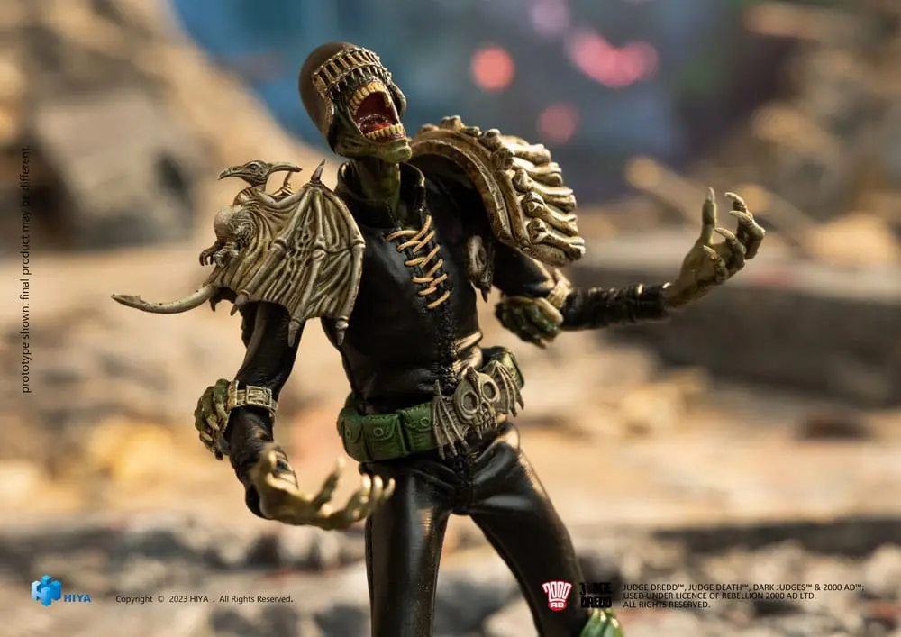 Judge Dredd Exquisite Super Series Actionfigur 1/12 Judge Death 16 cm Produktfoto