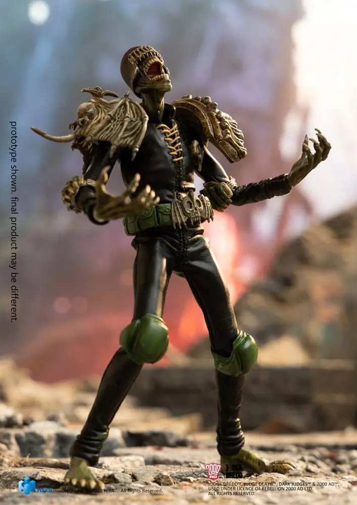 Judge Dredd Exquisite Super Series Actionfigur 1/12 Judge Death 16 cm Produktfoto